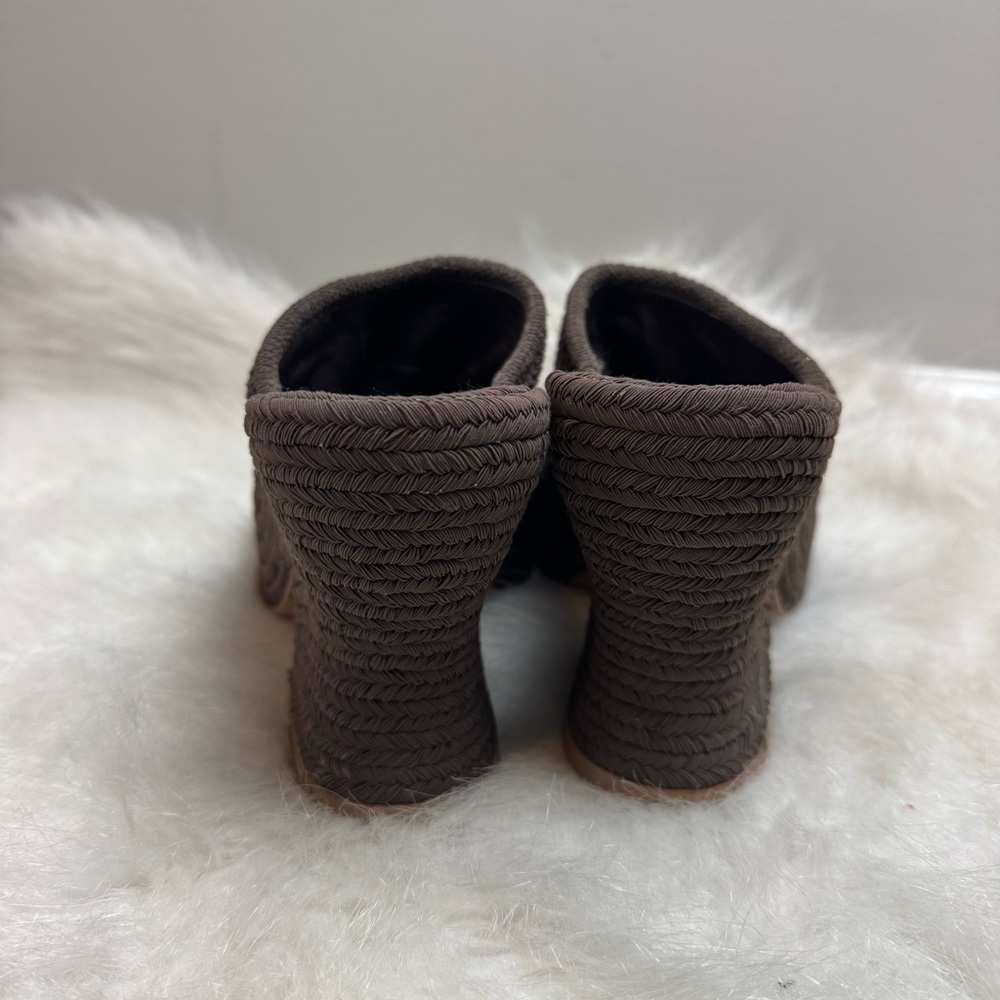 Bottega Veneta Knit Wedge Mule Heels - Picture 11 of 12